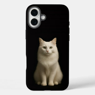 Black 4 Luxe iPhone 16 Plus, Turkish Angora Cat Plus Case