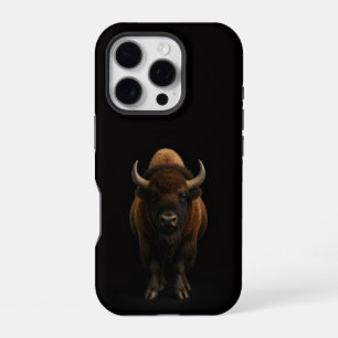 Black 4 Luxe iPhone 16 Pro, American Bison Pro Case