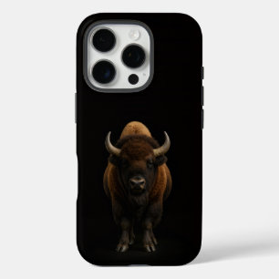 Black 4 Luxe iPhone 16 Pro, American Bison Pro Case