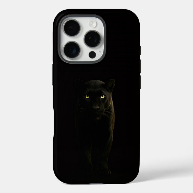 Black 4 Luxe iPhone 16 Pro, Black Panther Case-Mate iPhone Case (Back)