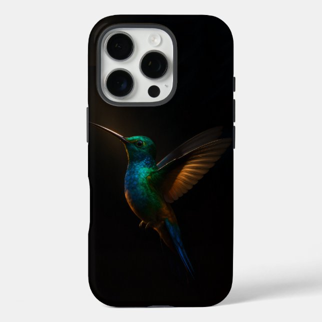 Black 4 Luxe iPhone 16 Pro Case-Mate, Flying Bird Case-Mate iPhone Case (Back)