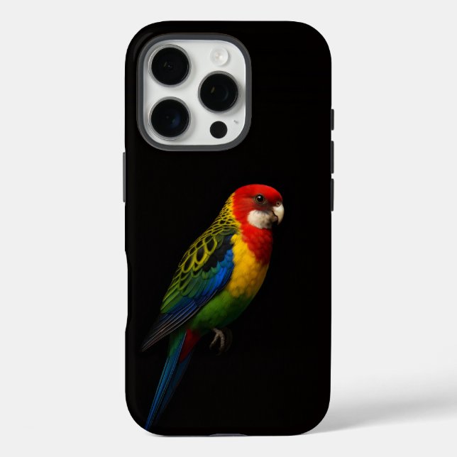 Black 4 Luxe iPhone 16 Pro, Eastern Rosella Case-Mate iPhone Case (Back)