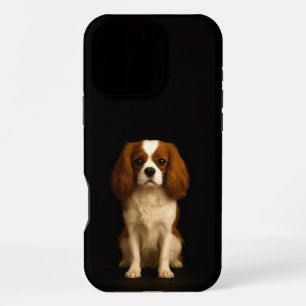 Black 4 Luxe iPhone 16 Pro Max, Cavalier Spaniel Max Case