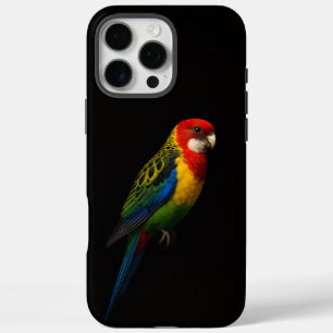 Black 4 Luxe iPhone 16 Pro Max , Eastern Rosella iPhone 16 Pro Max Case