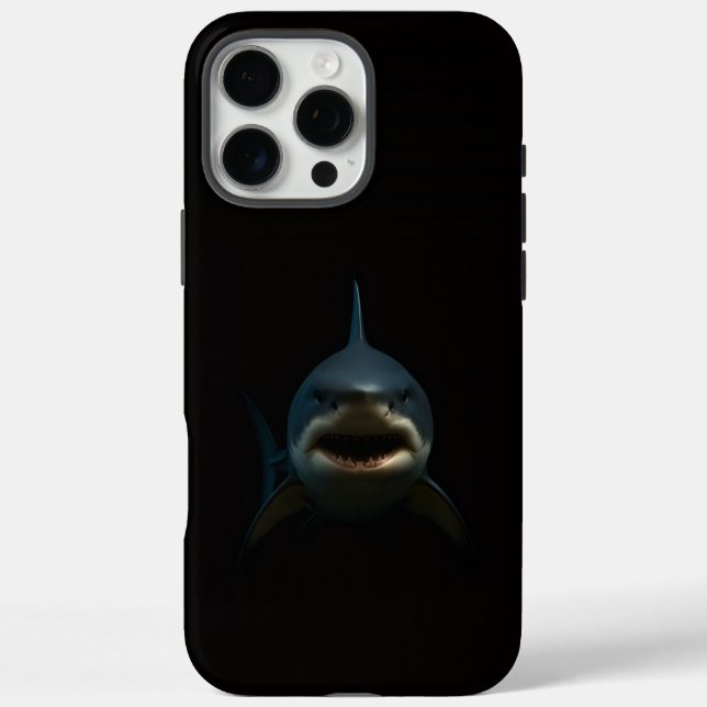 Black 4 Luxe iPhone 16 Pro Max, Great White Shark Case-Mate iPhone Case (Back)