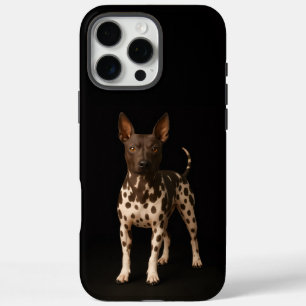 Black 4 Luxe iPhone 16 Pro Max, Hairless Terrier iPhone 16 Pro Max Case