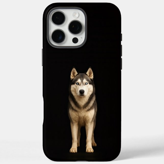Black 4 Luxe iPhone 16 Pro Max, Icy Elite Husky Case-Mate iPhone Case (Back)