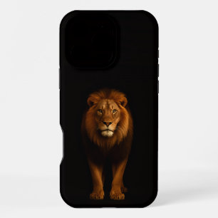 Black 4 Luxe iPhone 16 Pro Max, Majestic Lion Max Case