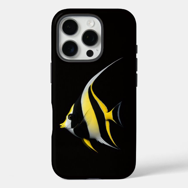 Black 4 Luxe iPhone 16 Pro, Moorish Idol Case-Mate iPhone Case (Back)