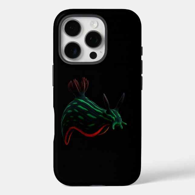 Black 4 Luxe iPhone 16 Pro, Neon Sea Slug Case-Mate iPhone Case (Back)