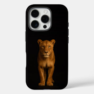 Black 4 Luxe iPhone 16 Pro, Noble Lioness iPhone 16 Pro Case
