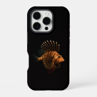 Black 4 Luxe iPhone 16 Pro, Red Lionfish