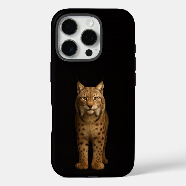 Black 4 Luxe iPhone 16 Pro, Silent Lynx Case-Mate iPhone Case (Back)