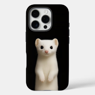 Black 4 Luxe iPhone 16 Pro, Stylish Ermine Pro Case