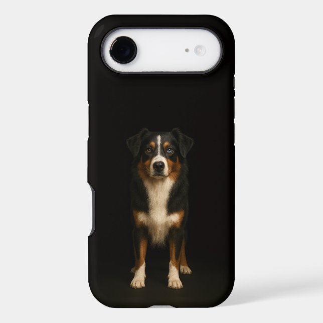 Black 4 Luxe iPhone 17 Air, Aussie Shepherd Dog (Back)