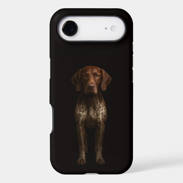 Black 4 Luxe iPhone 17 Air, German Pointer Dog (Back)