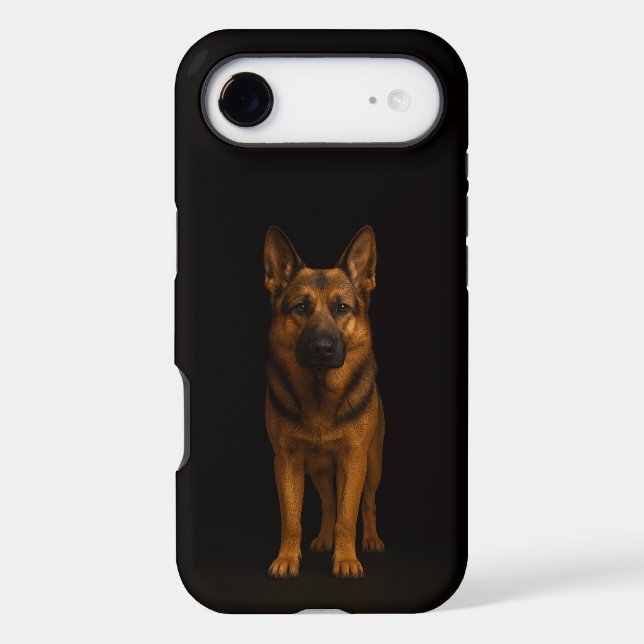 Black 4 Luxe iPhone 17 Air, German Shepherd Dog (Back)