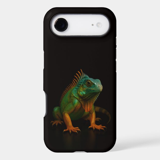 Black 4 Luxe iPhone 17 Air Green Iguana (Back)