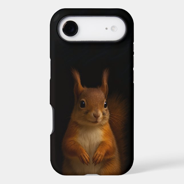 Black 4 Luxe iPhone 17 Air, Red Squirrel (Back)