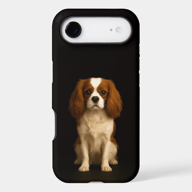 Black 4 Luxe iPhone 17 Air, Sweet Cavalier Spaniel (Back)