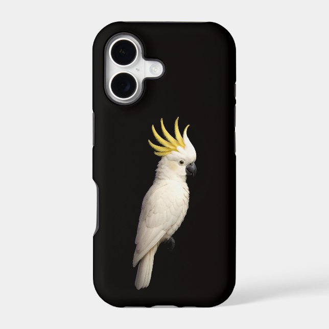 Black 4 Luxe iPhone 17 Mate Crested Cockatoo (Back)