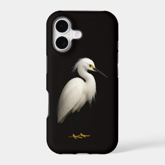 Black 4 Luxe iPhone 17 Mate Elegant Snowy Egret