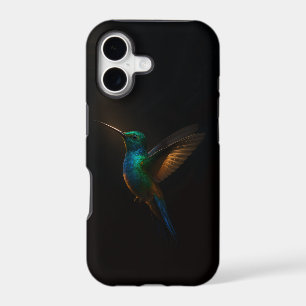 Black 4 Luxe iPhone 17 Mate, Hummingbird flying