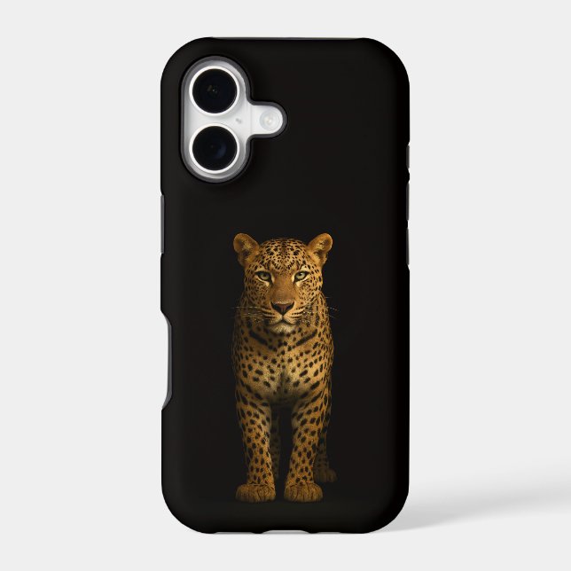 Black 4 Luxe iPhone 17 Mate, Majestic Leopard (Back)