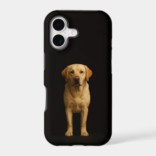 Black 4 Luxe iPhone 17 Mate, Minimalist Labrador