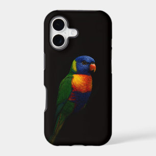 Black 4 Luxe iPhone 17 Mate, Rainbow Lorikeet