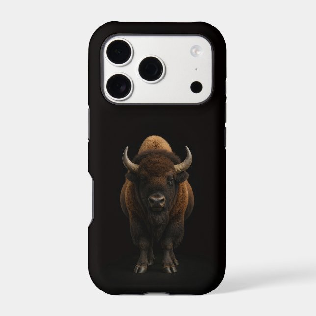 Black 4 Luxe iPhone 17 Pro, American Bison (Back)