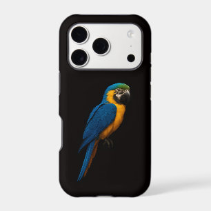 Black 4 Luxe iPhone 17 Pro, Blue Yellow Macaw