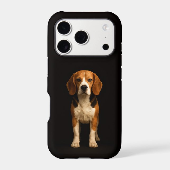 Black 4 Luxe iPhone 17 Pro, Kind Beagle (Back)