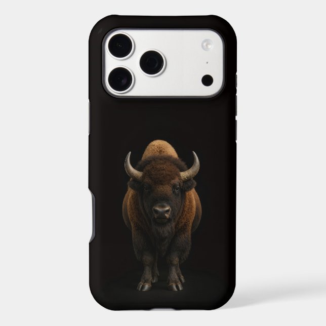 Black 4 Luxe iPhone 17 Pro Max, American Bison (Back)