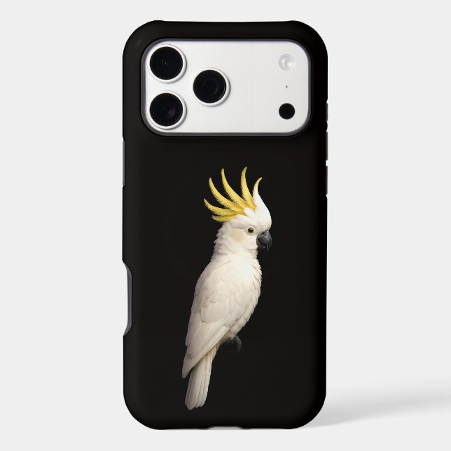 Black 4 Luxe iPhone 17 Pro Max Crested Cockatoo (Back)