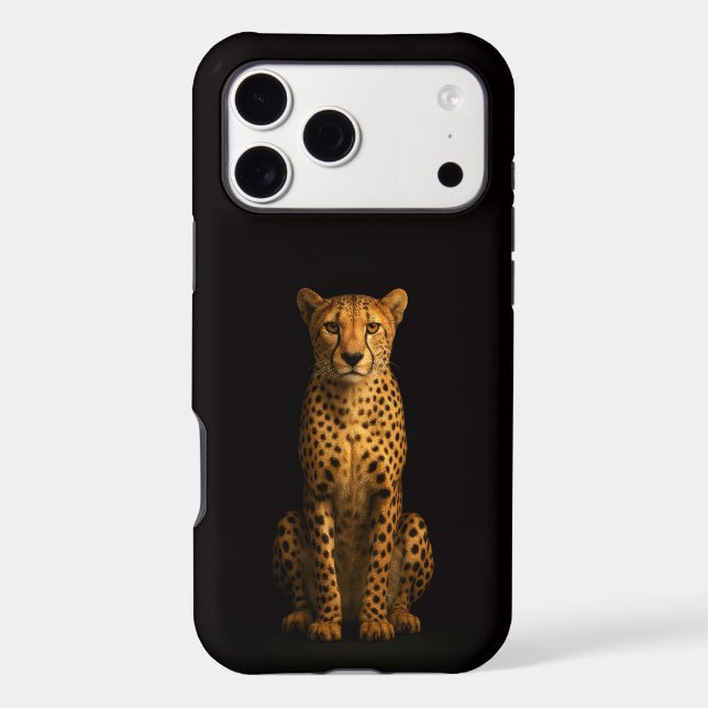 Black 4 Luxe iPhone 17 Pro Max, Sleek Cheetah (Back)
