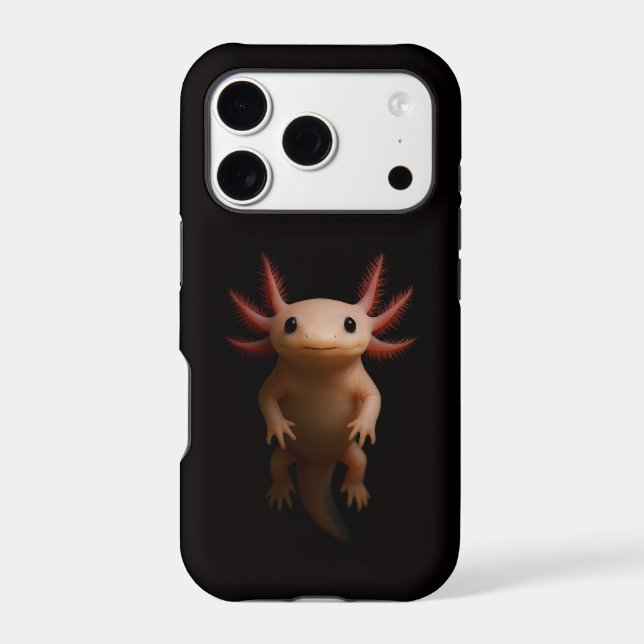 Black 4 Luxe iPhone 17 Pro, Mexican Axolotl (Back)