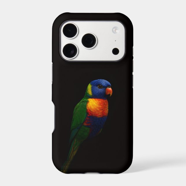 Black 4 Luxe iPhone 17 Pro, Rainbow Lorikeet  (Back)