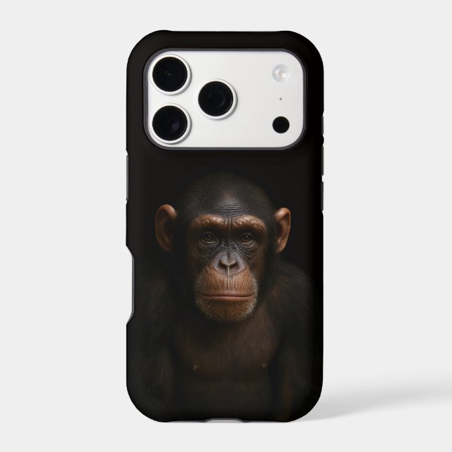 Black 4 Luxe iPhone 17 Pro, Serene Chimpanzee (Back)