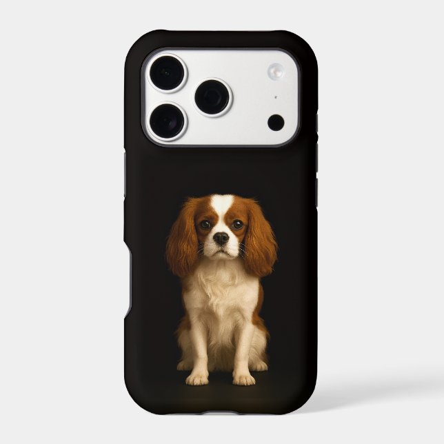 Black 4 Luxe iPhone 17 Pro, Sweet Cavalier Spaniel (Back)