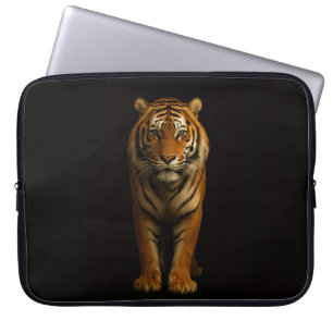 Black 4 Luxe Laptop Sleeve, Noble Tiger Sleeve