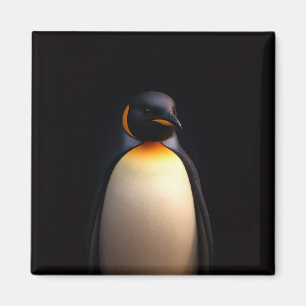 Black 4 Luxe Magnet with Emperor Penguin