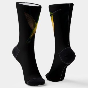 Black 4 Luxe Men sustainable socks Flying Bird