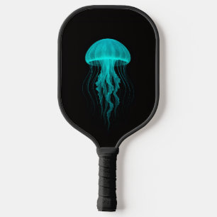 Black 4 Luxe Pickleball Paddle, Green Jellyfish Pickleball Paddle