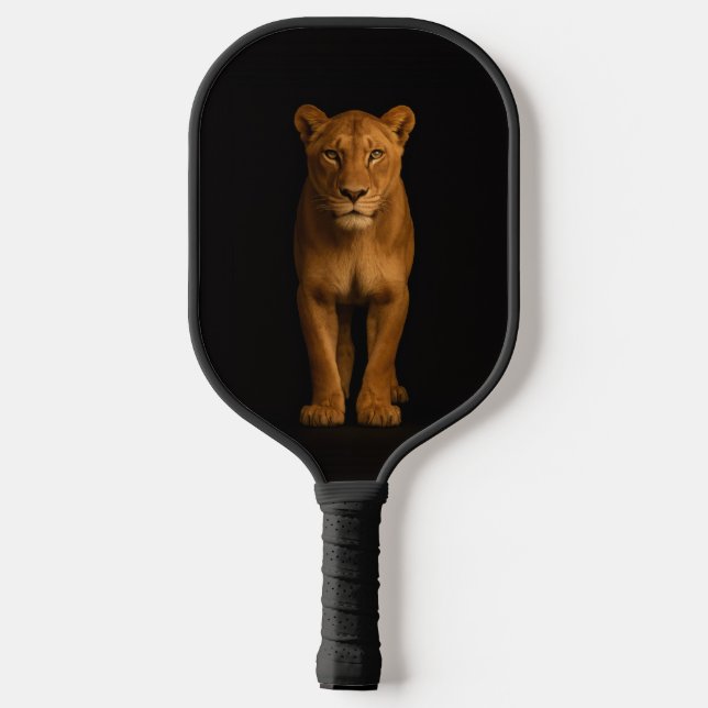 Black 4 Luxe Pickleball Paddle, Noble Lioness Paddle (Back)