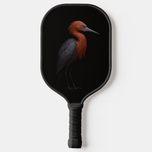 Black 4 Luxe Pickleball Paddle, Reddish Egret Pickleball Paddle (Back)