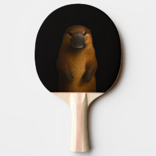 Black 4 Luxe ping pong paddle, Elegant Platypus Ping Pong Paddle