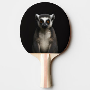 Black 4 Luxe ping pong paddle, Gentle Lemur Paddle