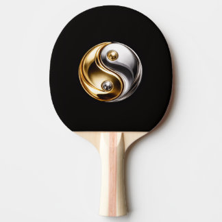 Black 4 Luxe ping pong paddle, Harmony Yin Yang Ping Pong Paddle