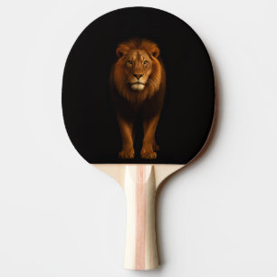 Black 4 Luxe ping pong paddle, Majestic Lion Paddle